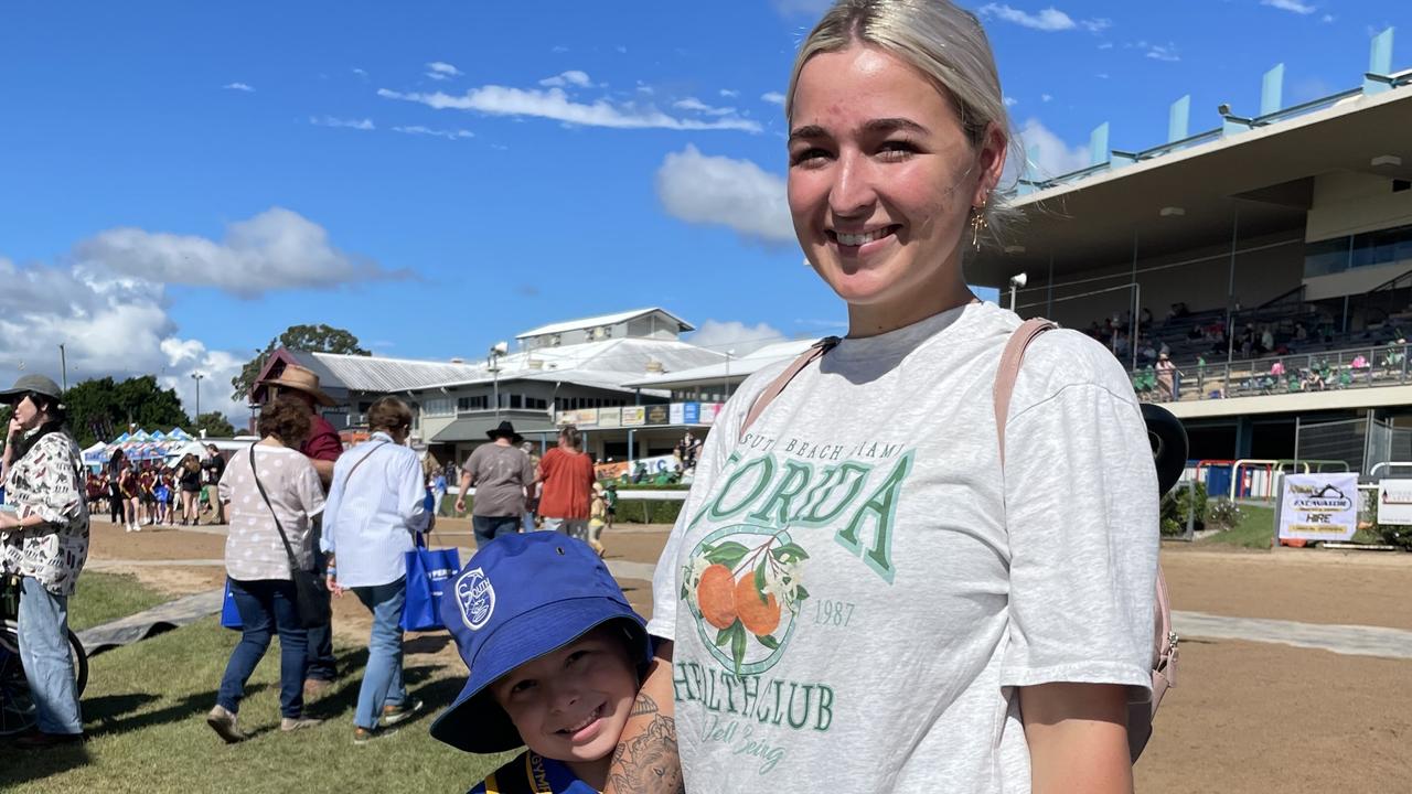 L-R: Hunter and Juhnaya at the Gympie Show 2025.