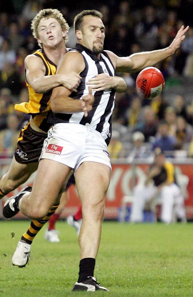 The Collingwood great has urged others to listen to their bodies and seek medical advice if something feels amiss.