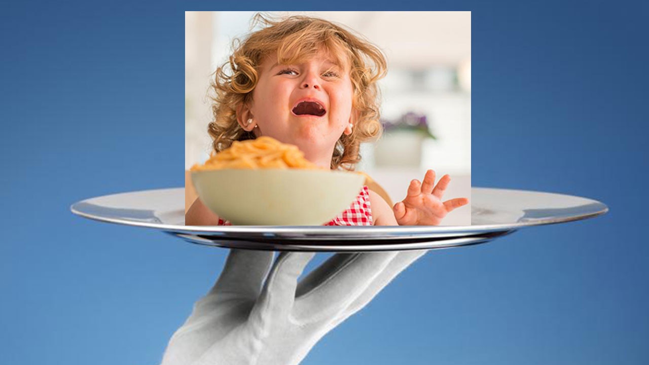 I love kids … but I don’t want to eat (out with) a whole one