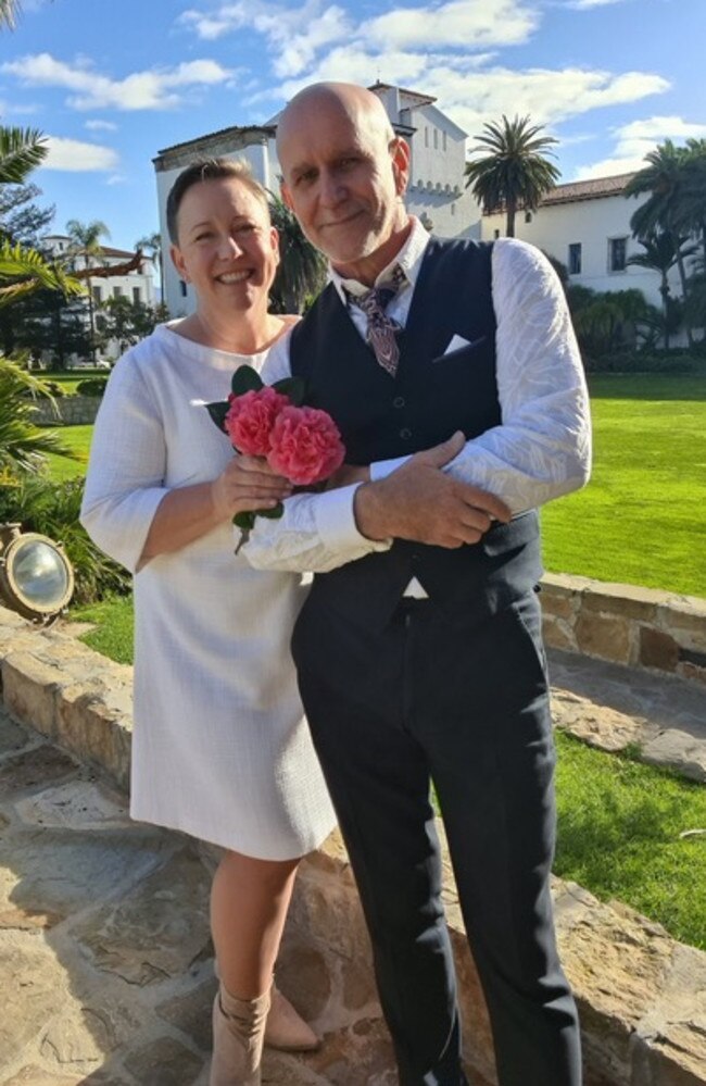 The couple, who recently married, said dating other people has helped deepen their connection and fuelled their physical relationship. Picture: Supplied