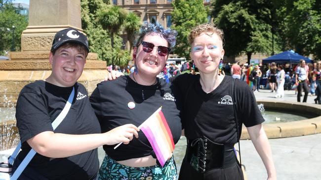TasPride pride march Hobart 2025. Picture: Elise Kaine