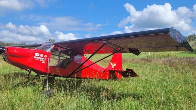 The bush aircraft SuperStol in a paddock. Photo: Phill Hargreaves