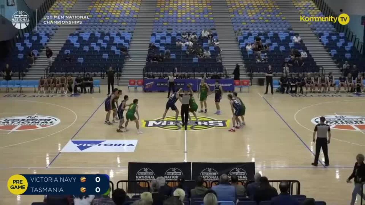 Replay: Victoria Navy v Tasmania (U20 Men) - 2025 Basketball Australia U20's & Ivor Burge National Championships Day 1