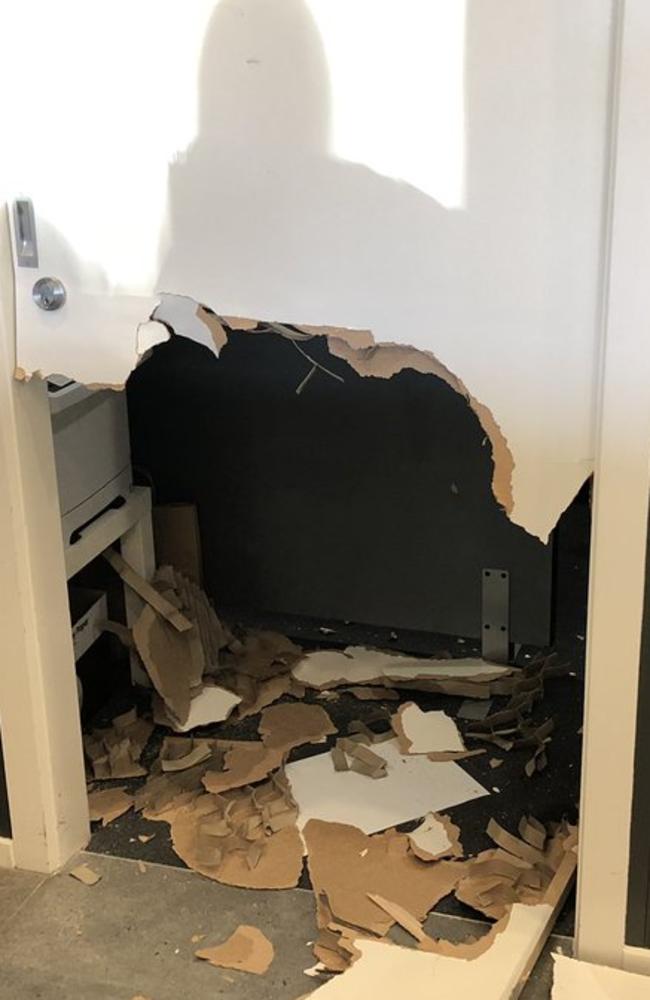 MP Will Fowles trashed a Canberra hotel after flying into a rage. Picture: Twitter/@kelliesloane