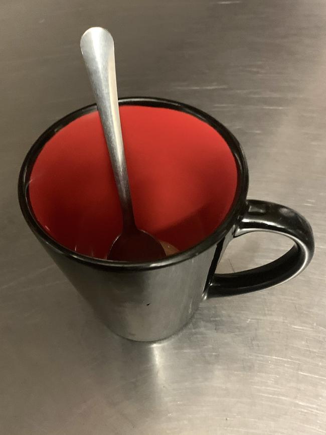 … the cup he drank from is on display at Soull Cafe.