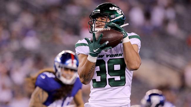 Valentine Holmes during his stint for the New York. Picture: Elsa/Getty Images/AFP