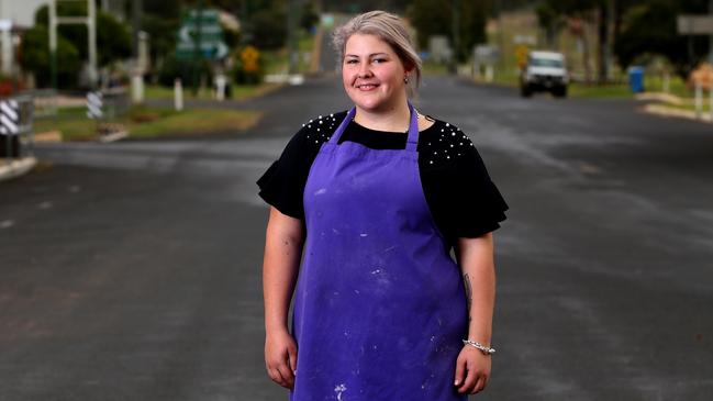 Like many young Australians, Zoe would like to stay in her home town and one day own a house. Picture: Adam Head