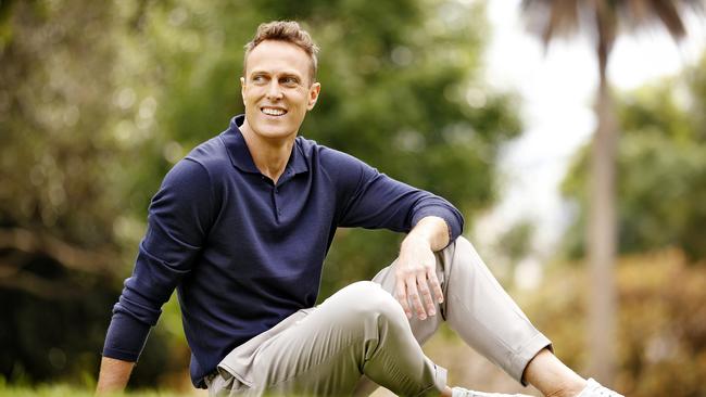 New Sunrise TV host Matt Shirvington pictured in Sydney today. Picture: Sam Ruttyn