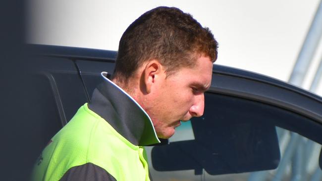 Jaxon Benjamin Woods outside the Ingham Magistrates Court. Picture: Cameron Bates
