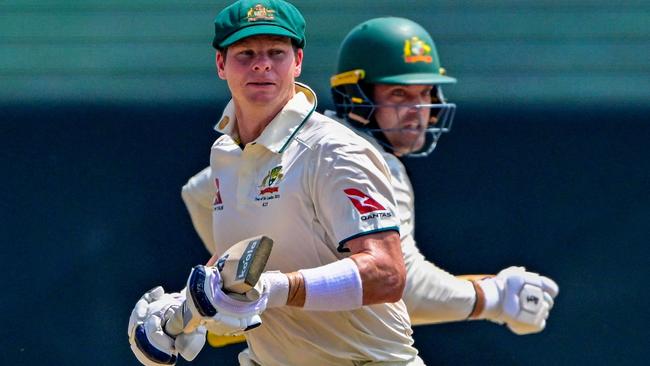 Australia's captain Steve Smith and Carey put together a massive partnership.