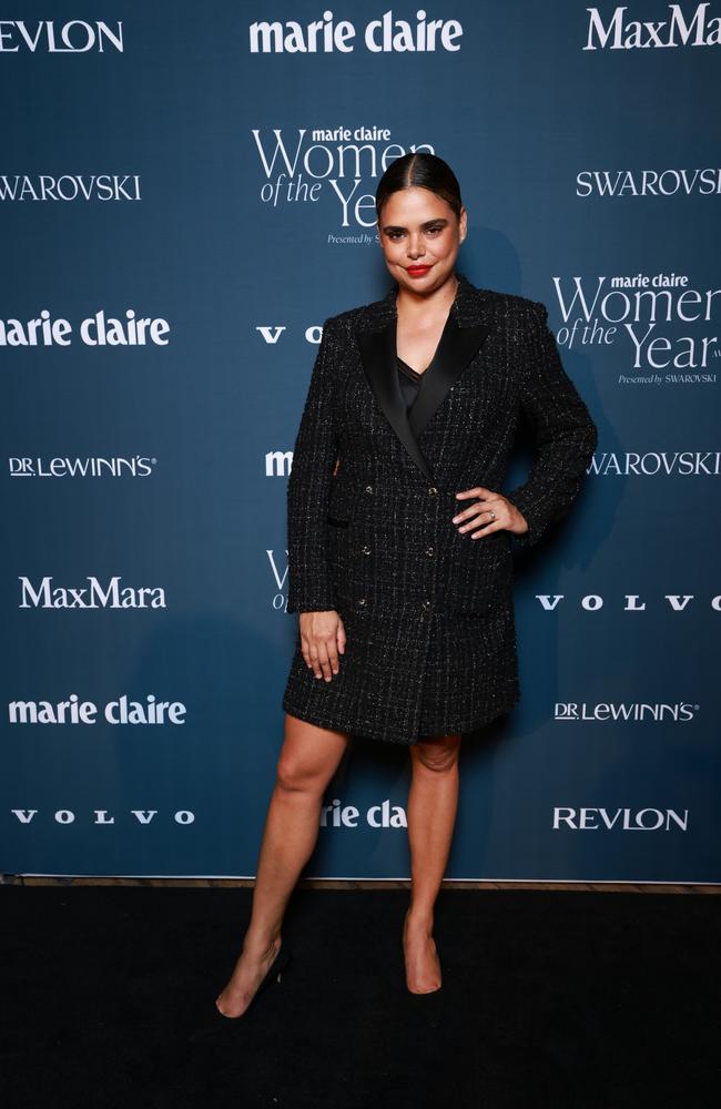 Samantha Harris attends the Marie Claire Women Of The Year Awards 2024 at Walsh Bay on November 13, 2024 in Sydney, Australia. Picture: Hanna Lassen/Getty Images