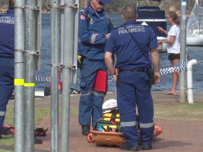 The plane has not yet been retrieved and is currently sitting in 13m of water. Picture: TNV