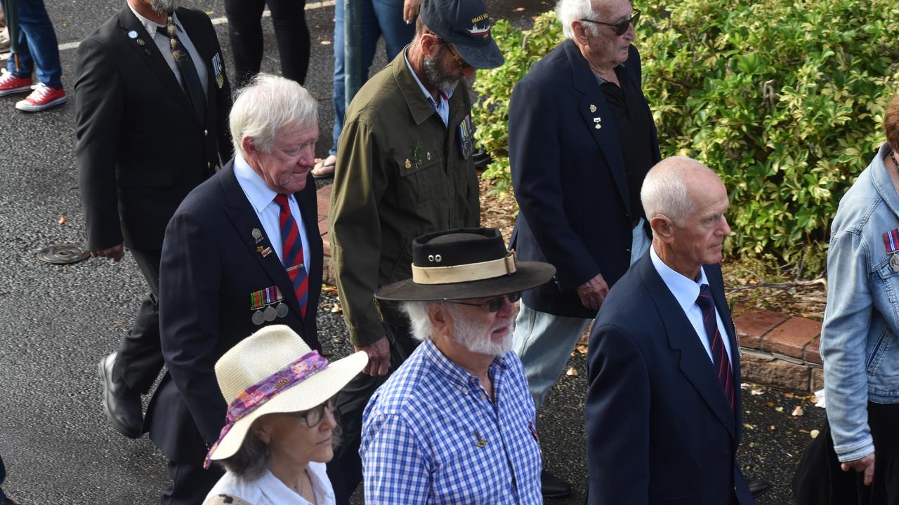 Scenes from the Bundaberg Civic Service and parade.