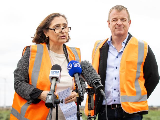 Energy Minister Lily D’Ambrosio praised the opening of the “remarkable” renewable energy project. Picture: Mark Stewart