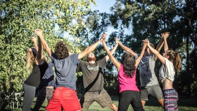 Yoga classes at Swami's in Kenthurst. Picture: Swami's Yoga Retreat