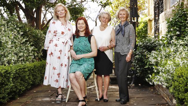 Ladies from the Black and White today. From left: Christobel Hoeben, Sarah Cobby, Susan Diver OAM and Jeannette Higgins. Picture: Sam Ruttyn