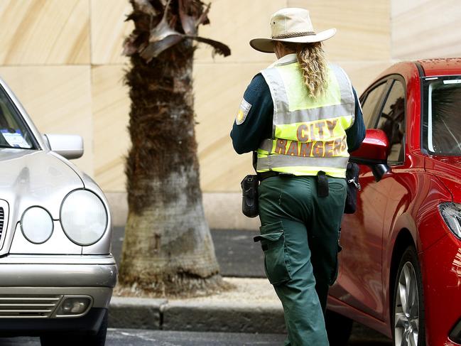 Campbelltown Council parking rangers did not have a valid contract to fine people at two local shopping centres, it has been revealed. Picture: John Appleyard