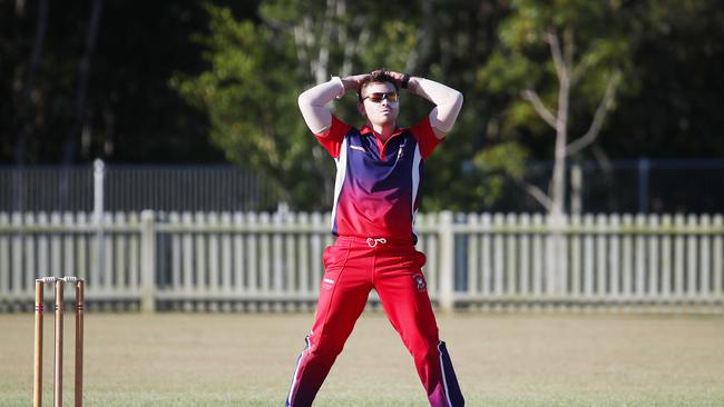 Mulgrave spin bowler Will Robertson took four wickets for 27 runs against Norths. PICTURE: BRENDAN RADKE