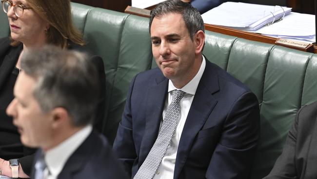 Jim Chalmers during Question Time at Parliament House in Canberra. Picture: Martin Ollman/NewsWire