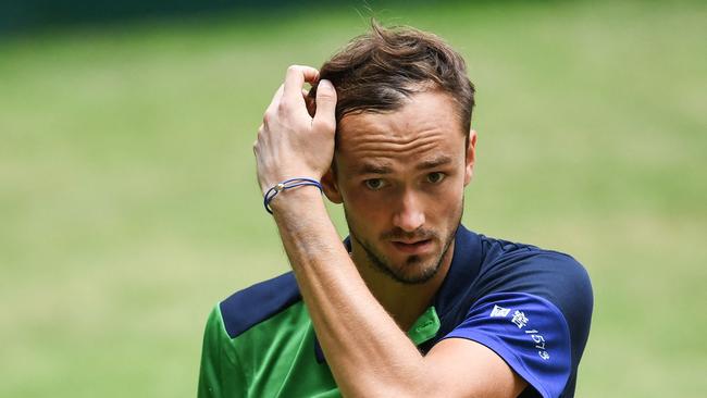 The world No. 1 Daniil Medvedev is not at Wimbledon. Photo by Carmen JASPERSEN / AFP