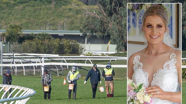 Turf tragedy and new bride