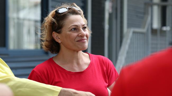 Jackie Trad is seen at a polling location on October 31, 2020 in Brisbane. (Photo by Jono Searle/Getty Images)