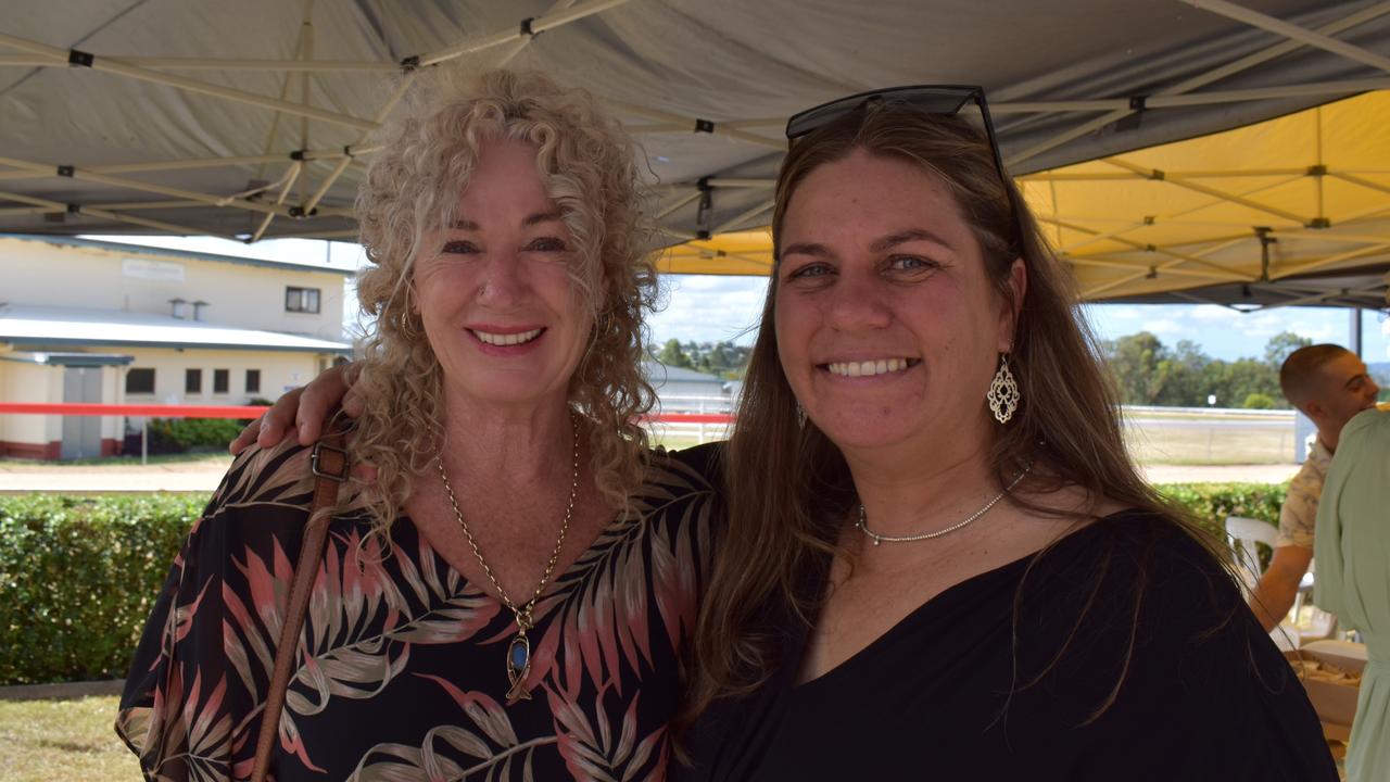 Nikki Hatchman and Julie Forrest at the 100 Club Cup race day 2023 in Gympie.