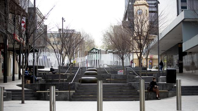 Councillors had been able to attend meetings remotely during last year’s Covid lockdowns that left local streets including North Sydney (pictured) deserted.