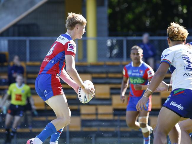Newcastle Knights five-eighth Cooper Votano. Photo: Warren Gannon Photography