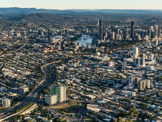 Aerial of Brisbane by Lumina group