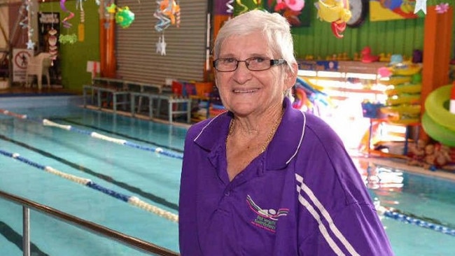 After 60 years of serving the community, Pat Wright explains the love of her work and the people she surrounds herself with are the motivators to keep coaching. Picture: Pat Wright Swim School