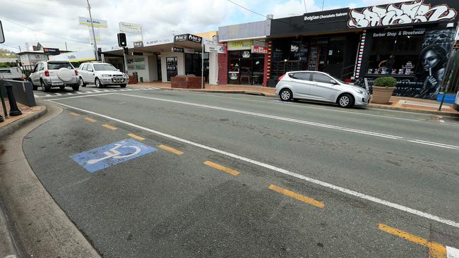 Disabled parking on City Road at Beenleigh. AAP Image/Jono Searle