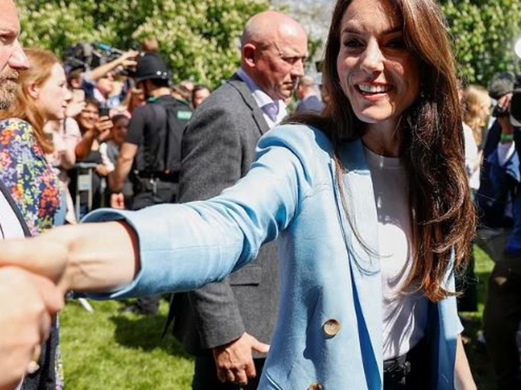 Princess Catherine went on a surprise walkabout at Windsor. Picture: Supplied