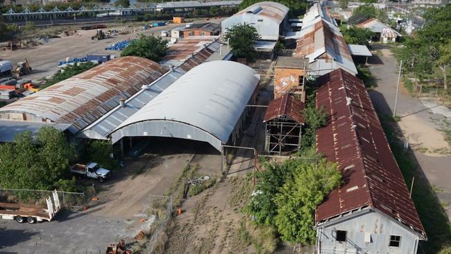 The long dormant North Rail Yards site in the Townsville CBD.