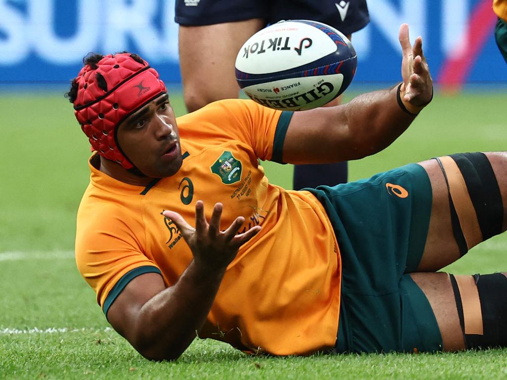 Langi Gleeson’s improved fitness helped secure him a spot in Australia’s World Cup squad. Picture: Anne-Christine Poujoulat / AFP