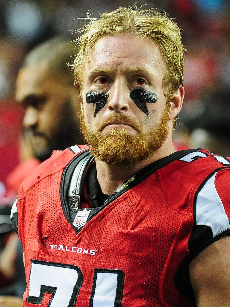 Biermann used to play for the Atlanta Falcons. Picture: Scott Cunningham/Getty Images