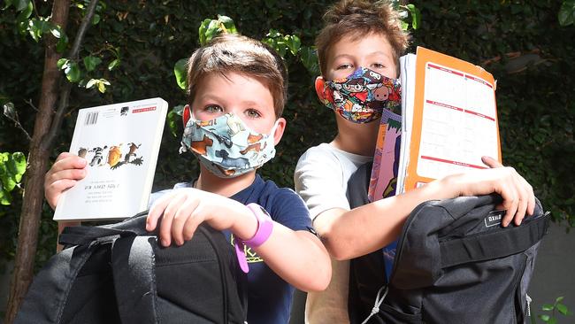 Schools are now encouraging pupils to wear masks. Picture: Josie Hayden