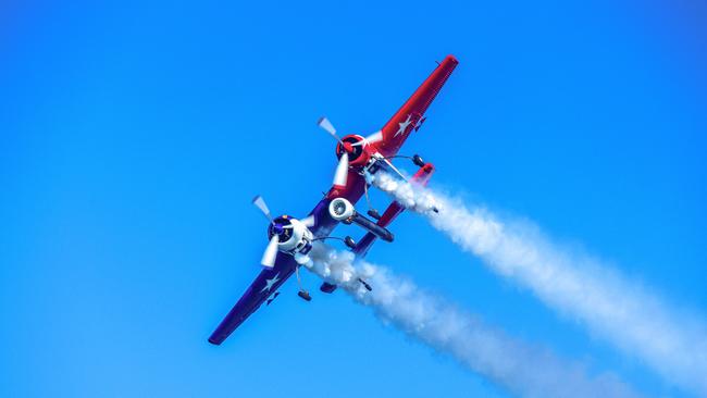 The one-of-a-kind Yak 110 in action ahead of the Pacific Airshow on the Gold Coast in August.