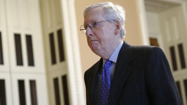 Senate Majority Leader Mitch McConnell. Picture: AP