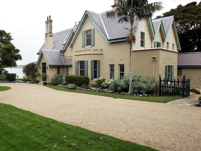 ‘National icon’: Kirribilli House was built back in 1858 and has had major refurbishments in recent years.