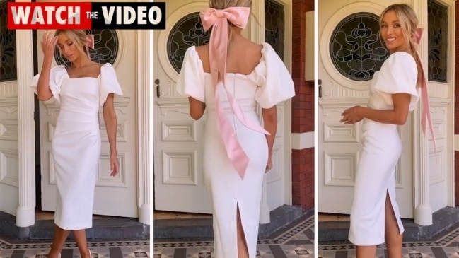 Nadia Bartel's stunning Oaks Day look