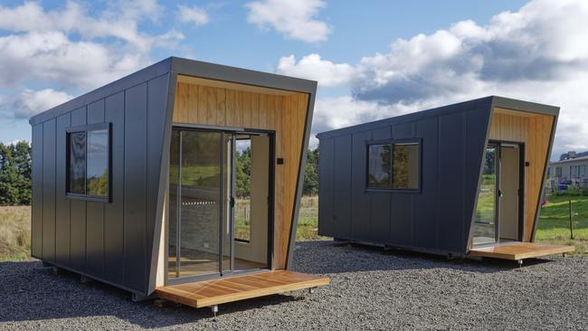 Room to Move, run by Nick Nottle, is offering a solution to soaring rents with its bespoke portable rooms. Picture: Valeriu Campan