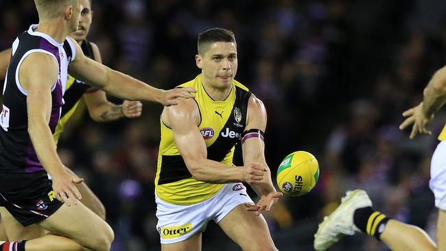 Dion Prestia is likely to be leading the Tigers’ best and fairest. Picture: Mark Stewart