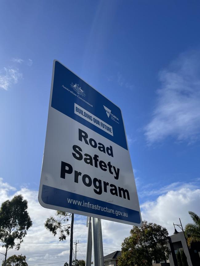 Road safety upgrades are also underway to curb the rising death toll on Victorian roads. Picture: Alice Barker.