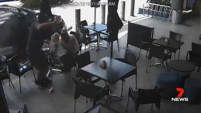 Moment car ploughs into Nerang Fair Carvery and Cafe, Gold Coast