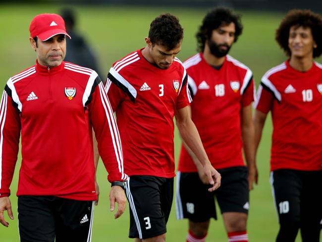 UAE coach Mahdi Ali prefers to stay in the background.