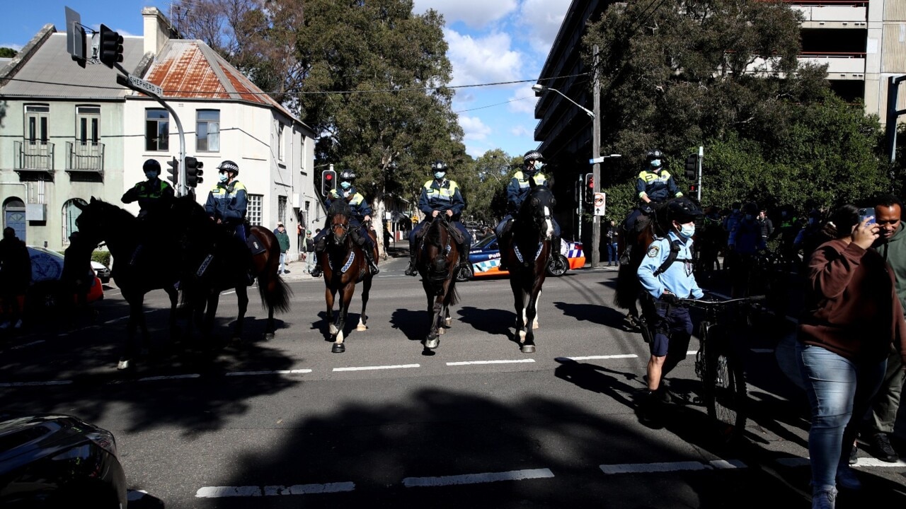 Sydney and Melbourne protests 'highlight that we're dealing with risk'