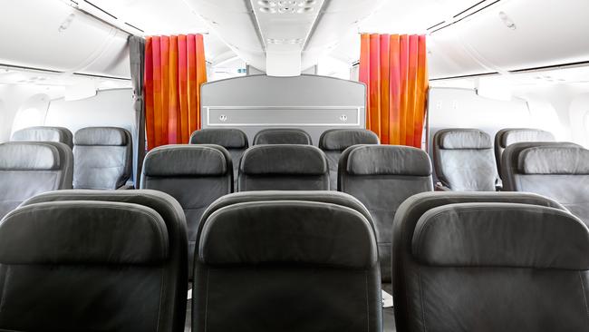 Business class seats on the Jetstar 787 Dreamliner. Picture: Supplied