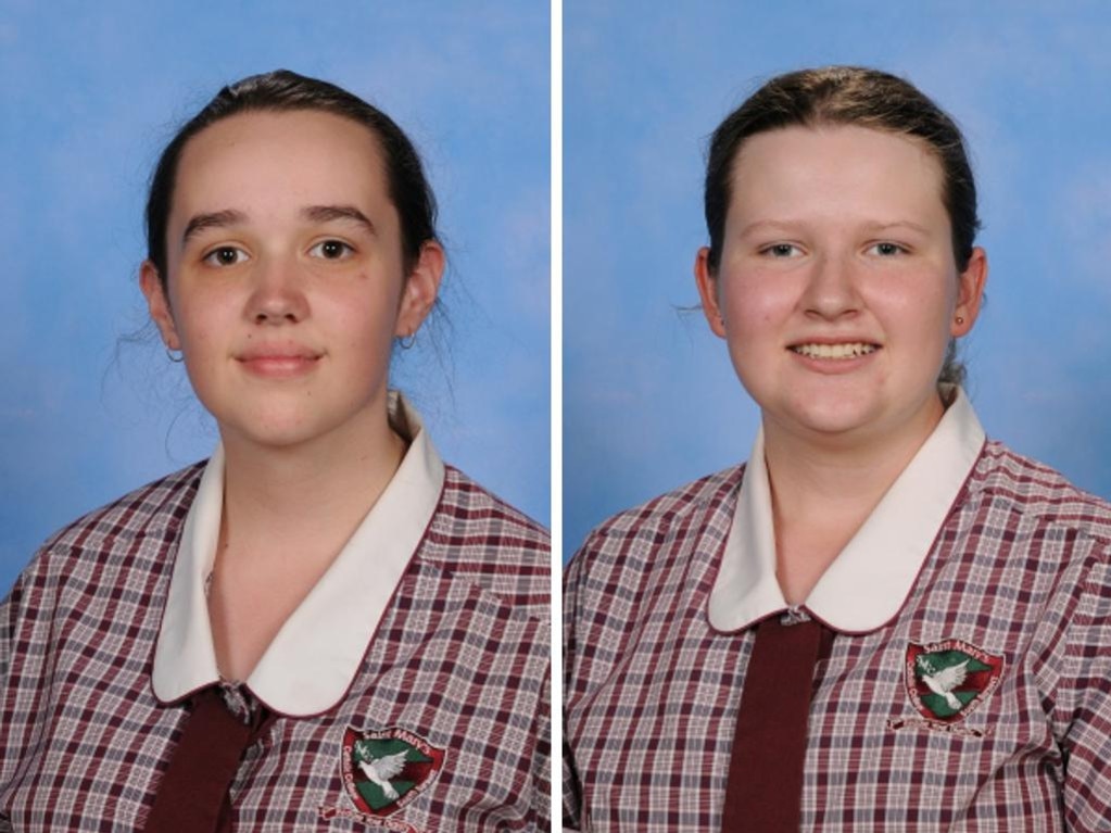 Saint Mary’s Catholic College inclusion captains Anneke Gearing and Jemma Kenward