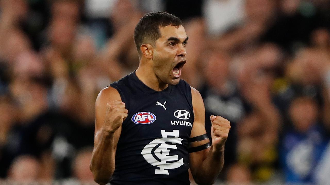 Jack Martin is in Covid isolation after the Round 1 win. (Photo by Dylan Burns/AFL Photos via Getty Images)